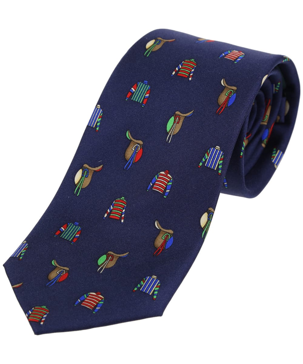View Mens Soprano Racing Colours and Saddles Tie Navy One size information