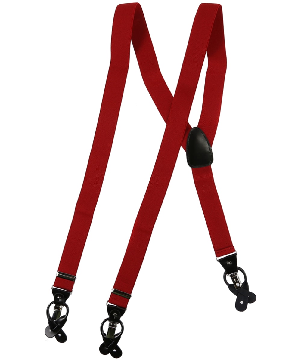 View Mens Soprano Luxury Braces Red One size information