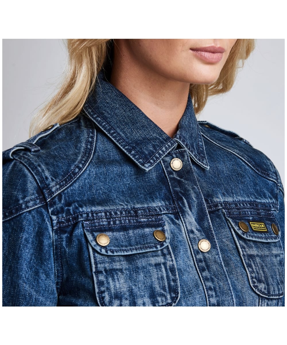 Women's Barbour International Durness Denim Jacket