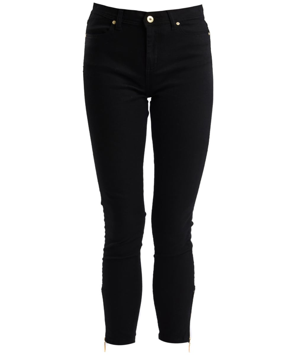View Womens Barbour International Durant Cropped Jeans Black UK 12 information