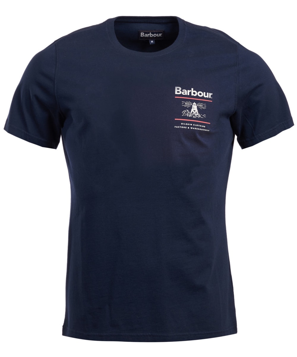 View Mens Barbour Reed Tee Navy UK L information