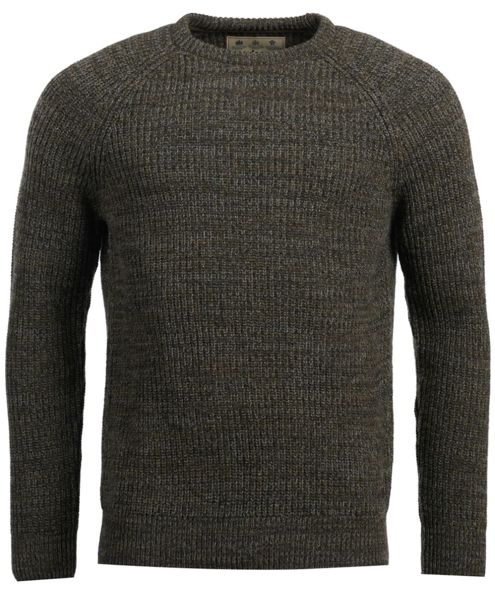View Mens Barbour Horseford Crew Neck Sweater Olive UK S information