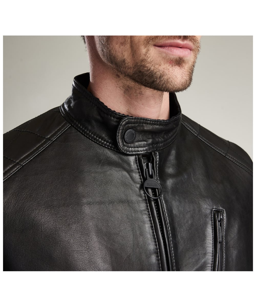 Men's Barbour International Marlon Leather Jacket