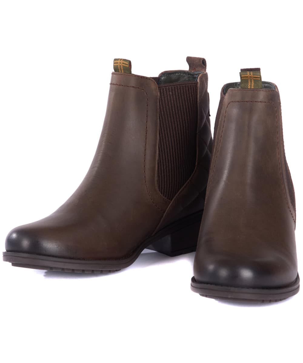 barbour brown boots womens