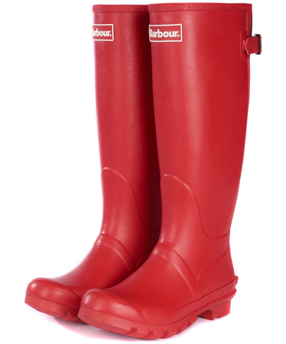 barbour tartan wellies
