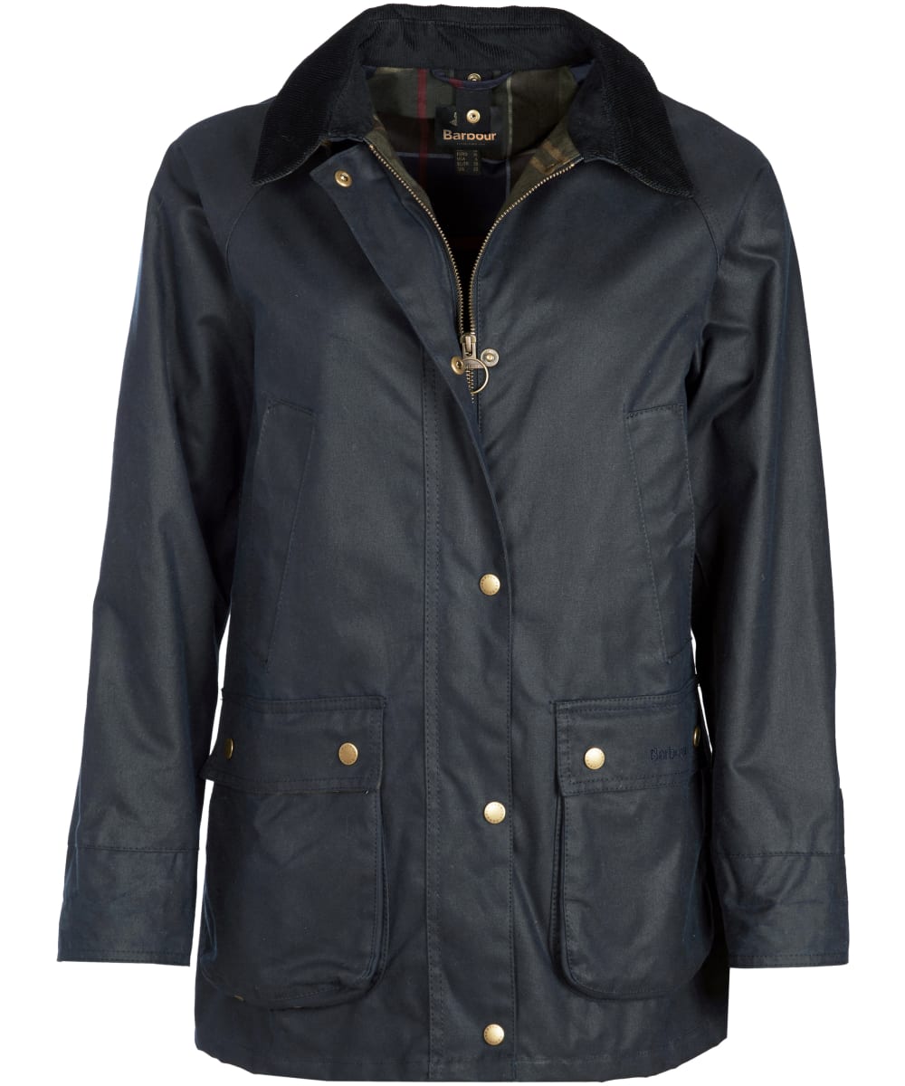 View Womens Barbour Acorn Wax Jacket Navy UK 20 information