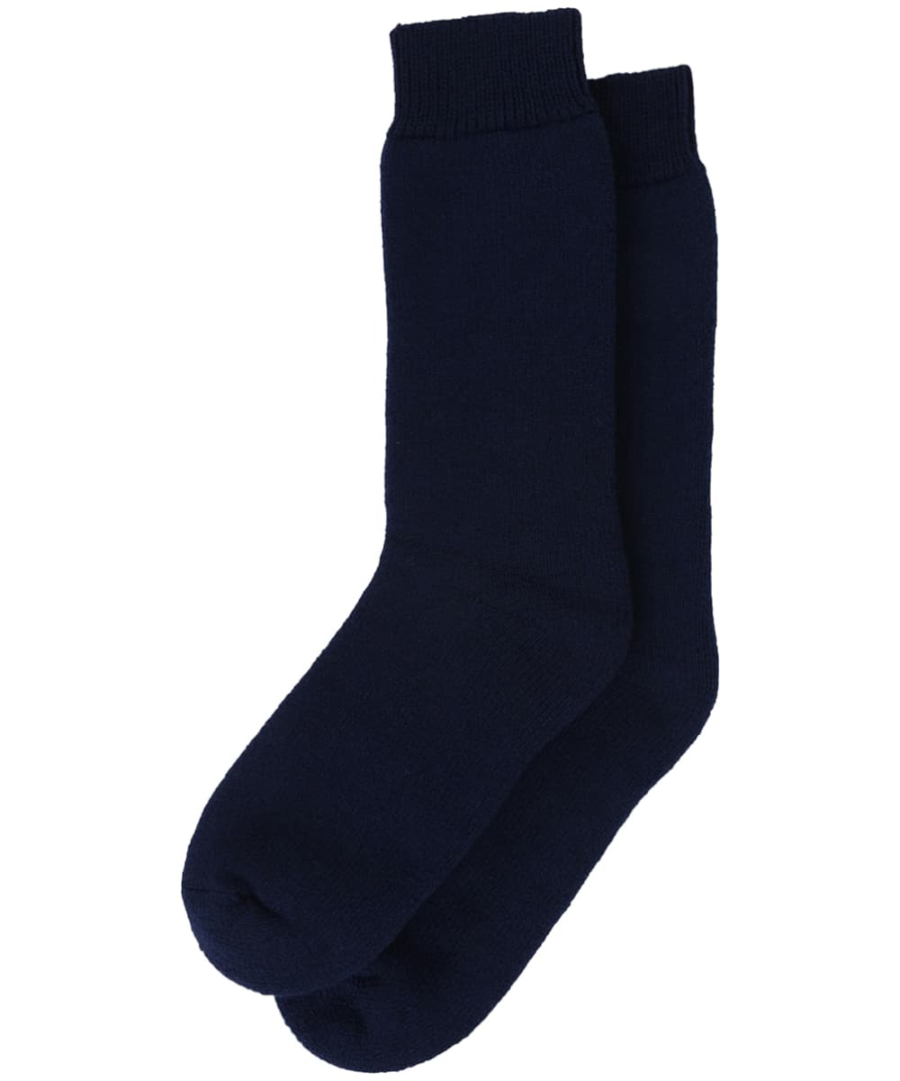 View Mens Barbour Wellington Calf Socks Navy L 911 UK information