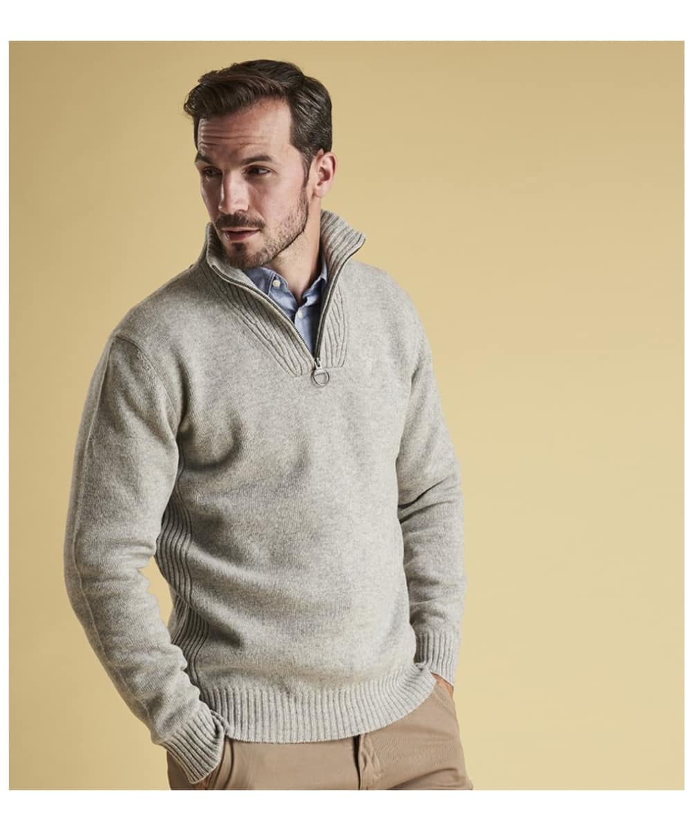 Barbour Essential Wool Half Zip Sweater