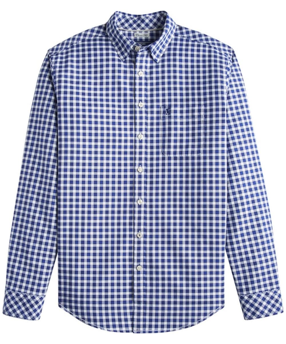 blue checkered shirt mens