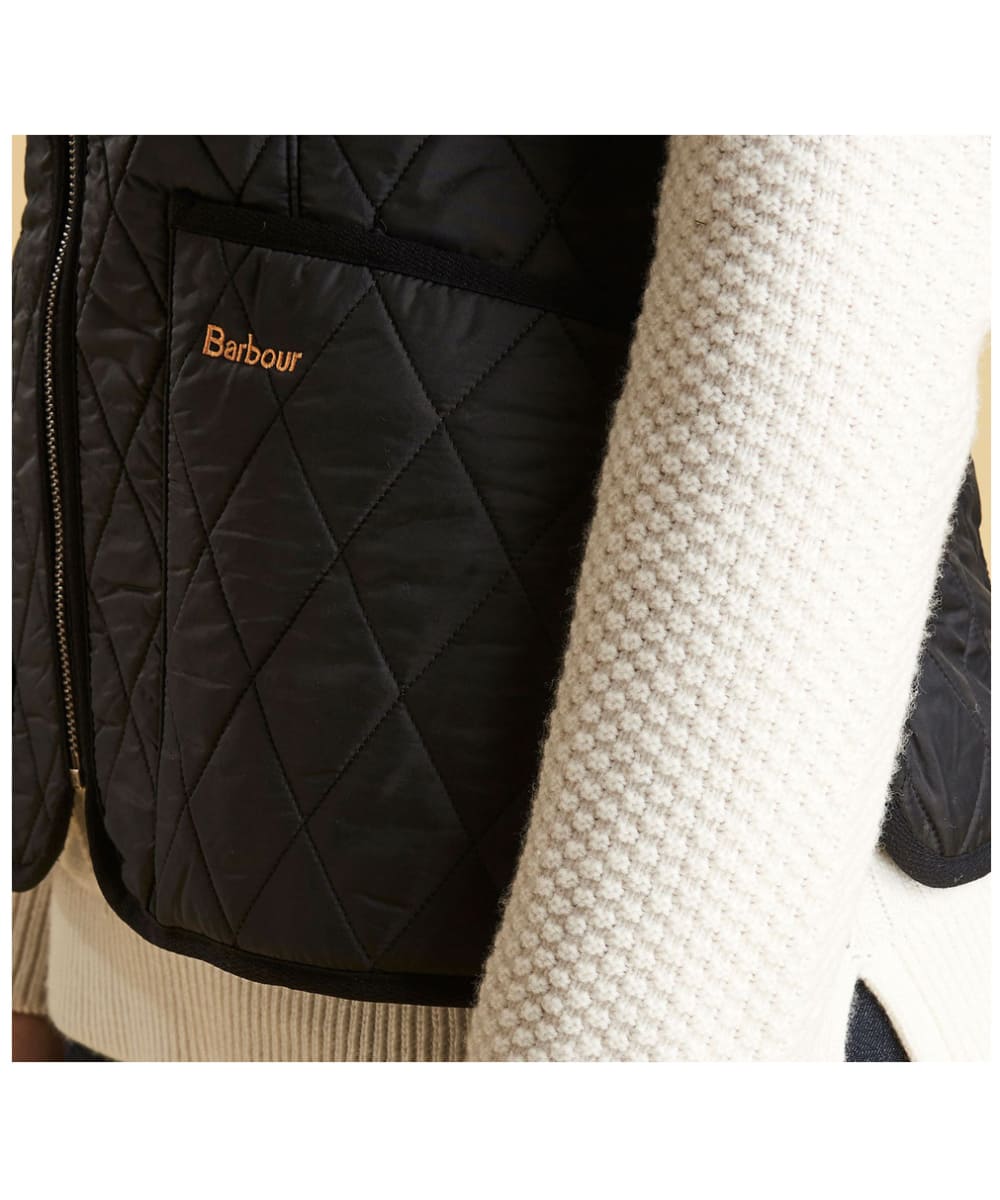 Women s Barbour Betty Fleece Waistcoat Zip In Liner
