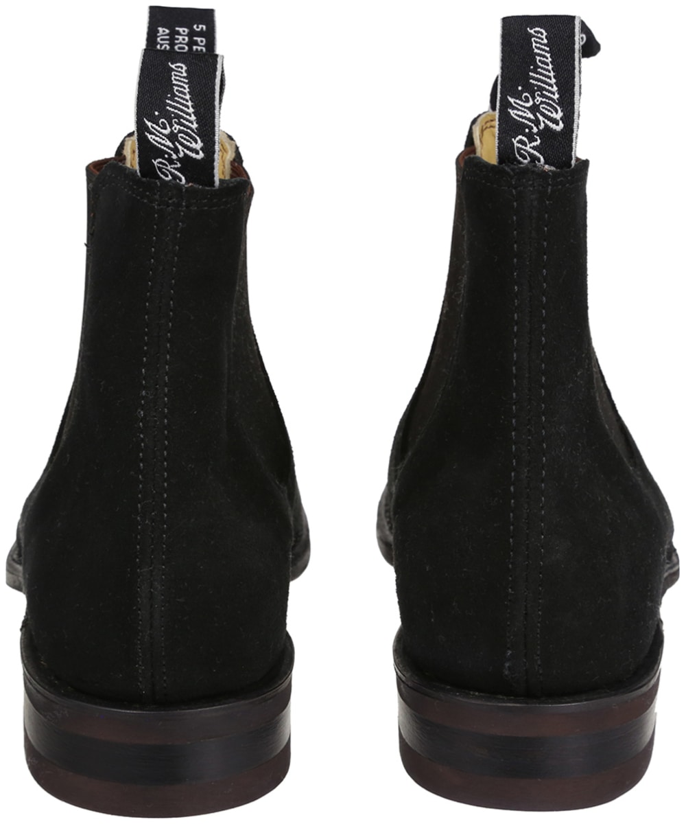 Rm williams clearance black suede boots