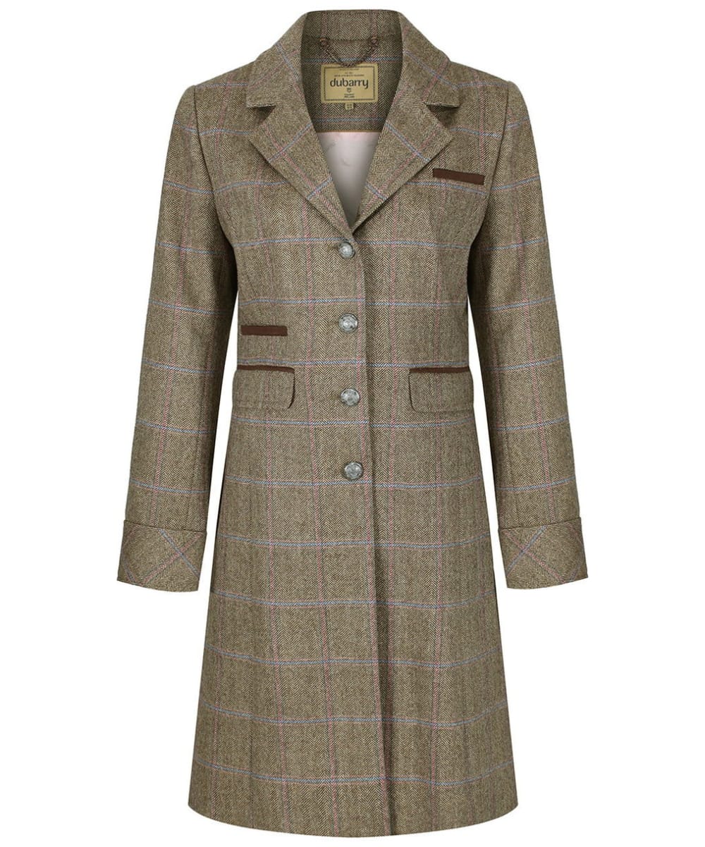 View Womens Dubarry Blackthorn WaterRepellent Tweed Coat Woodrose UK 10 information