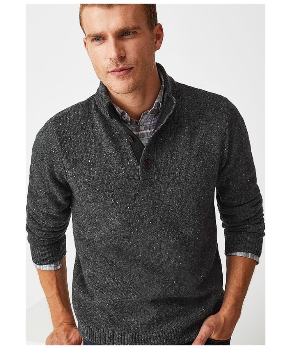 Men’s Crew Clothing Swithland Nepp Half Button Sweater