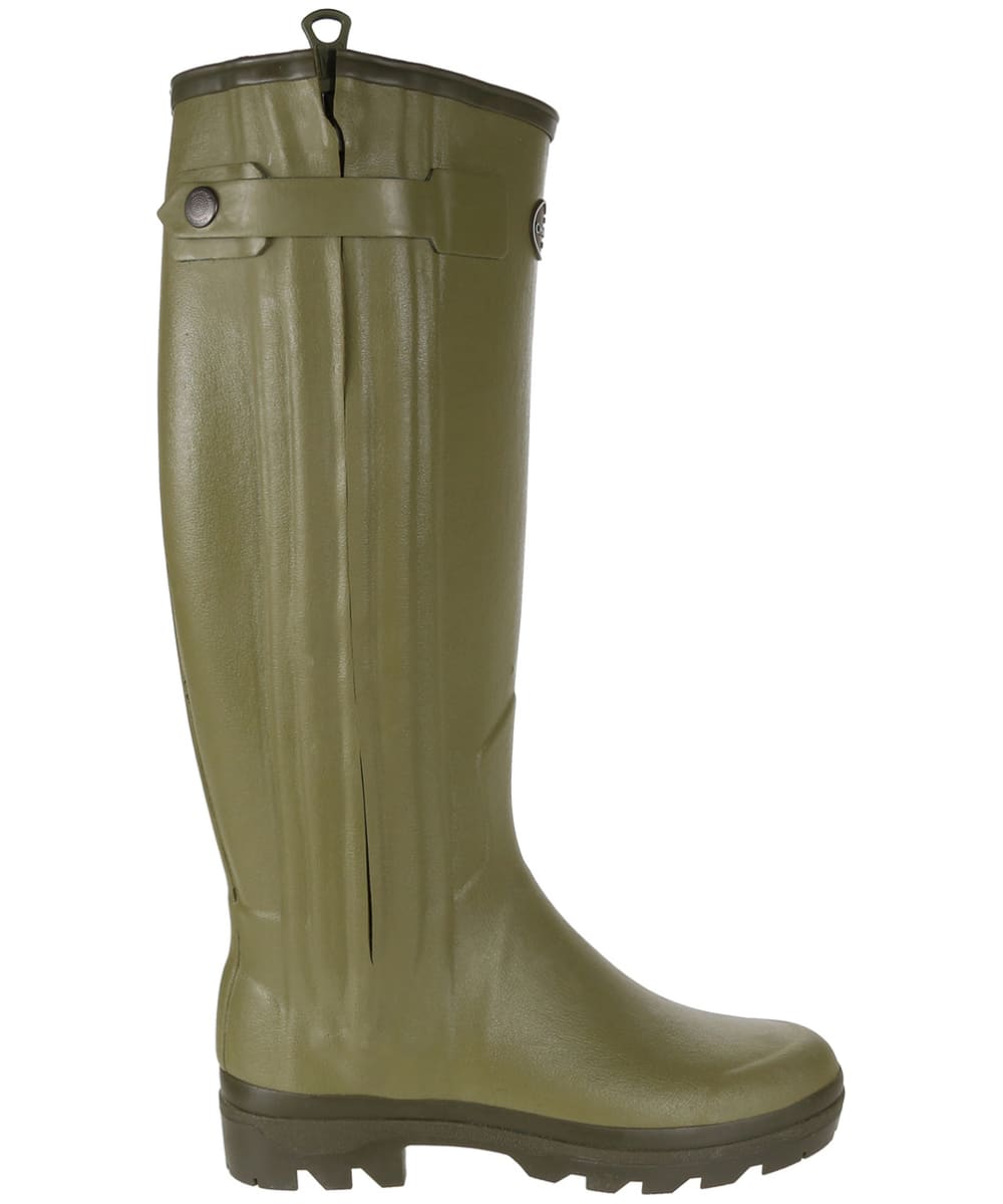 Women's Le Chameau Chasseur Leather Lined Tall Wellingtons