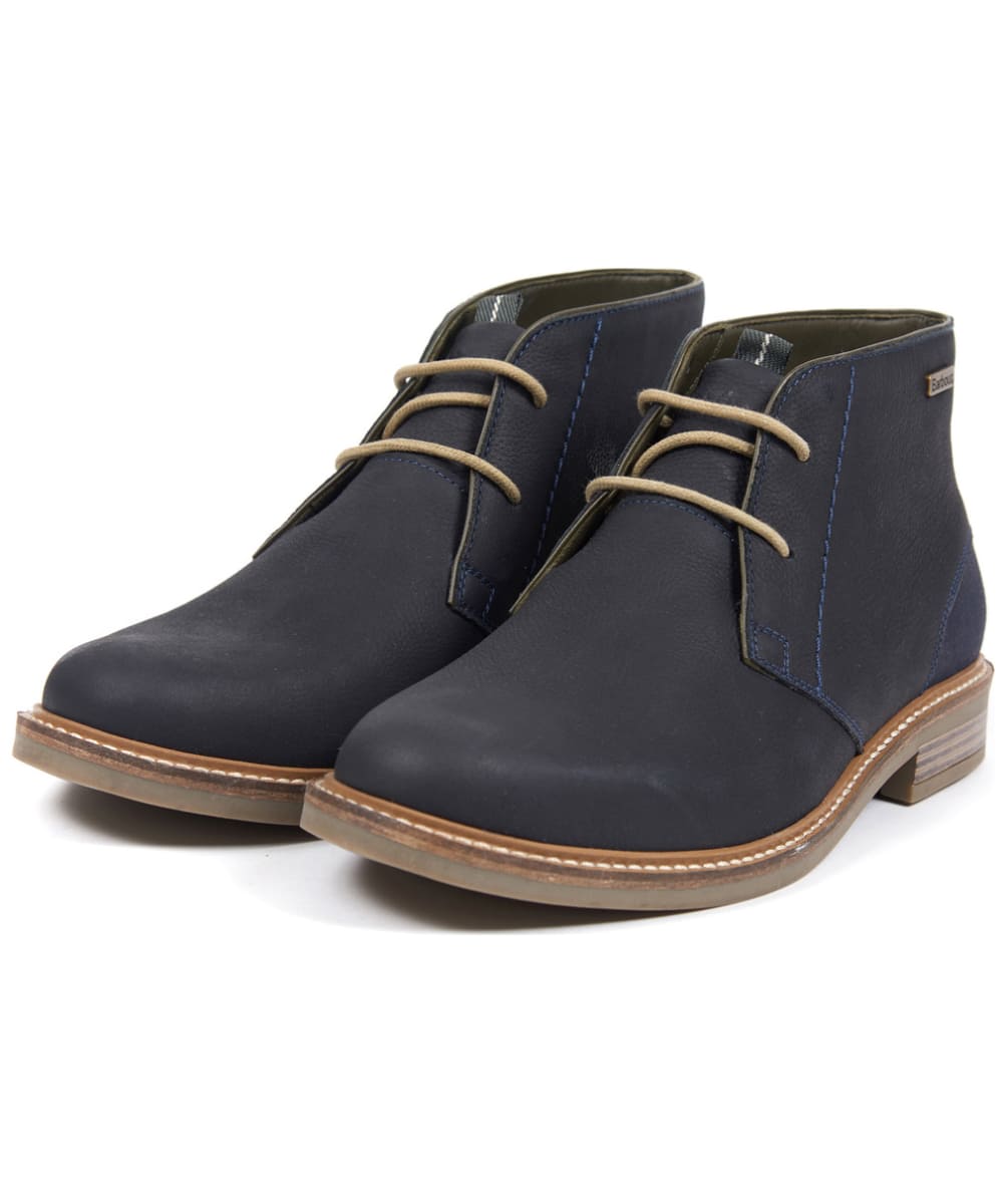 navy barbour boots