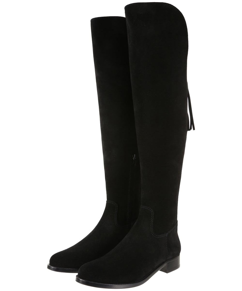 View Womens Fairfax Favor Flat Amira Suede Boots Black Suede UK 4 information