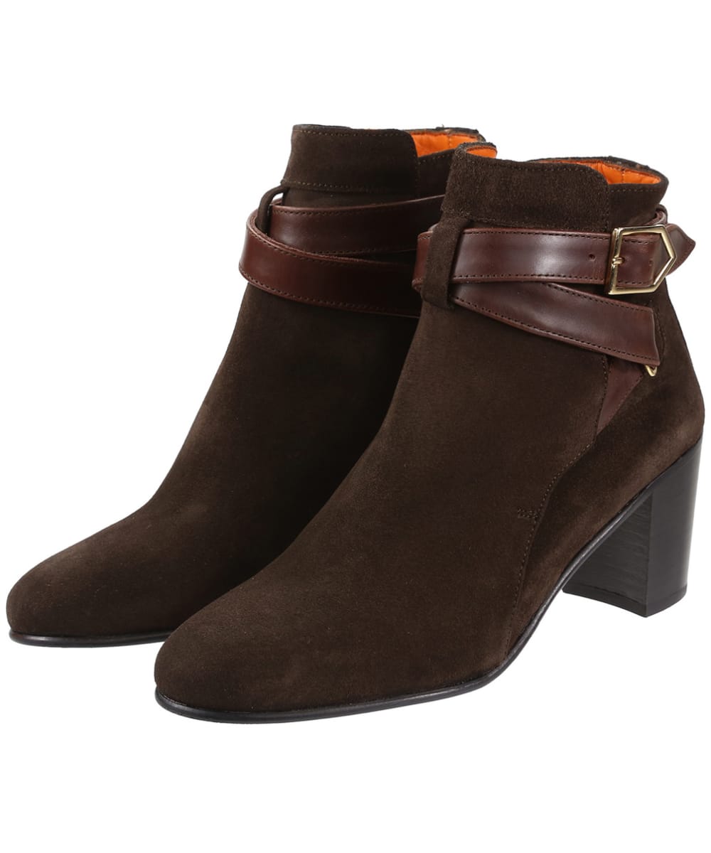 View Womens Fairfax Favor Kensington Ankle Boots Chocolate Suede UK 8 information