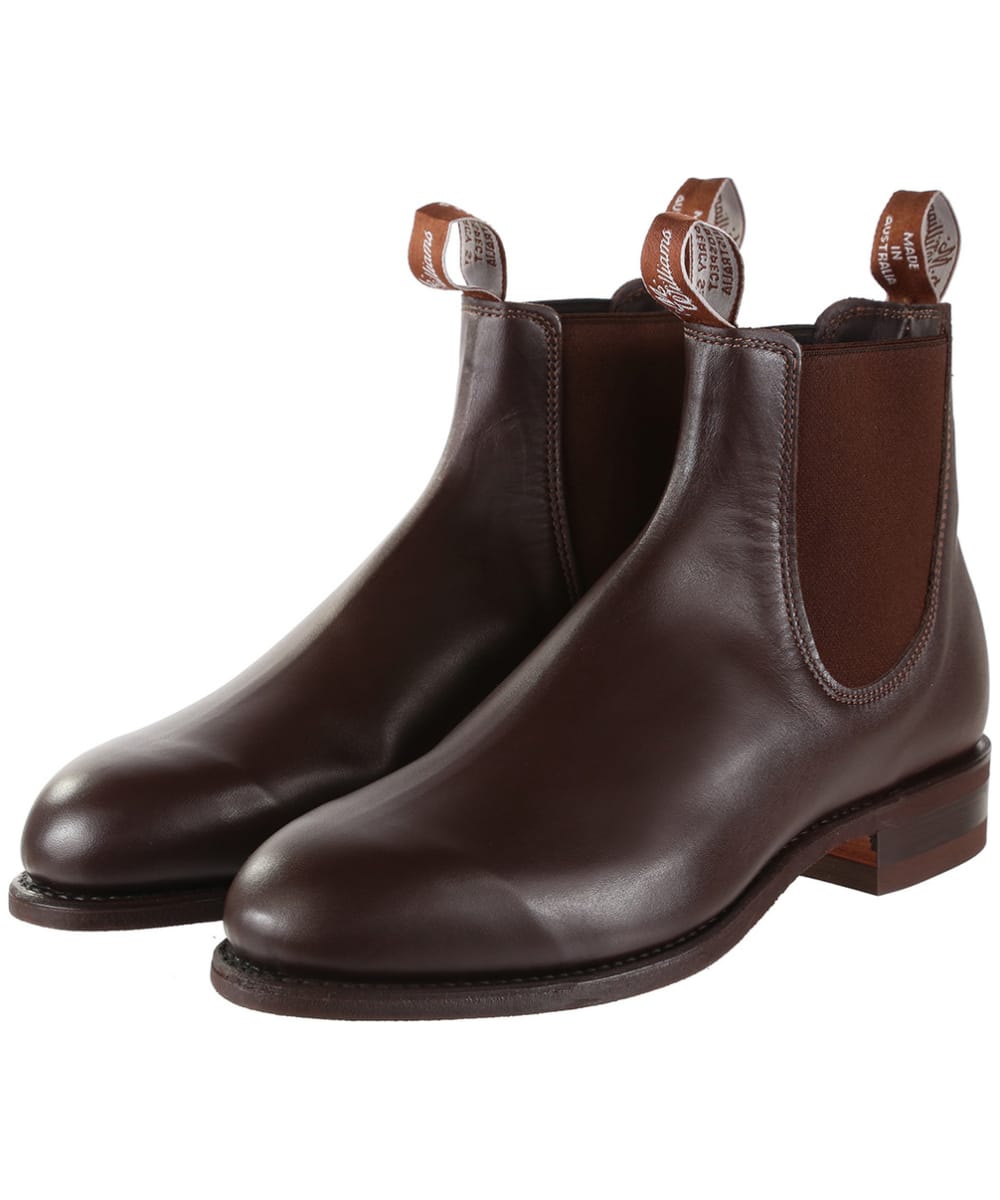 View RM Williams Comfort Turnout Leather Boots G Regular Fit Chestnut UK 10 information