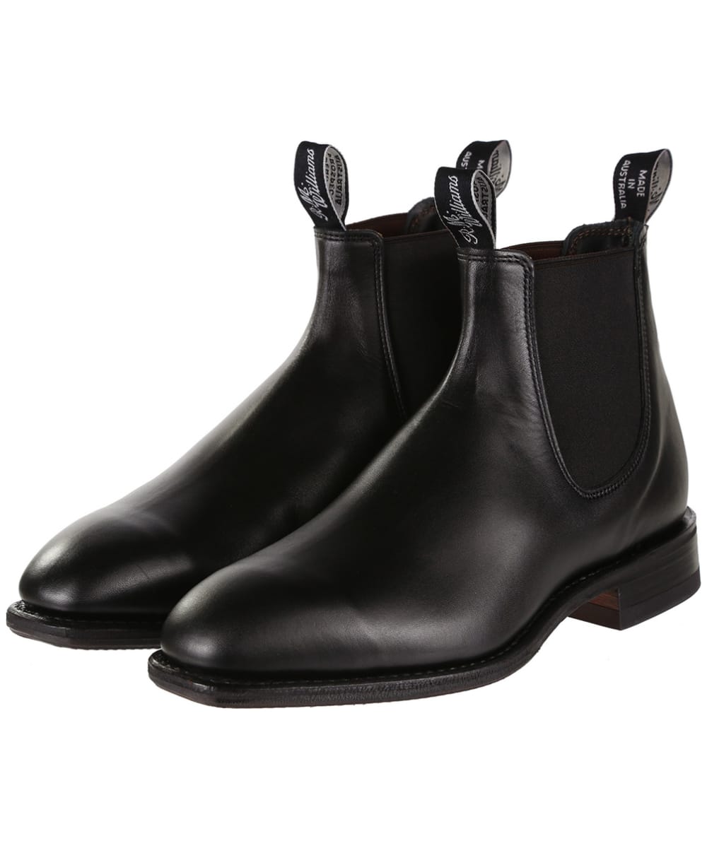 View RM Williams Dynamic Flex Craftsman Boots Yearling leather dynamic flex sole G Regular Fit Black UK 6 information