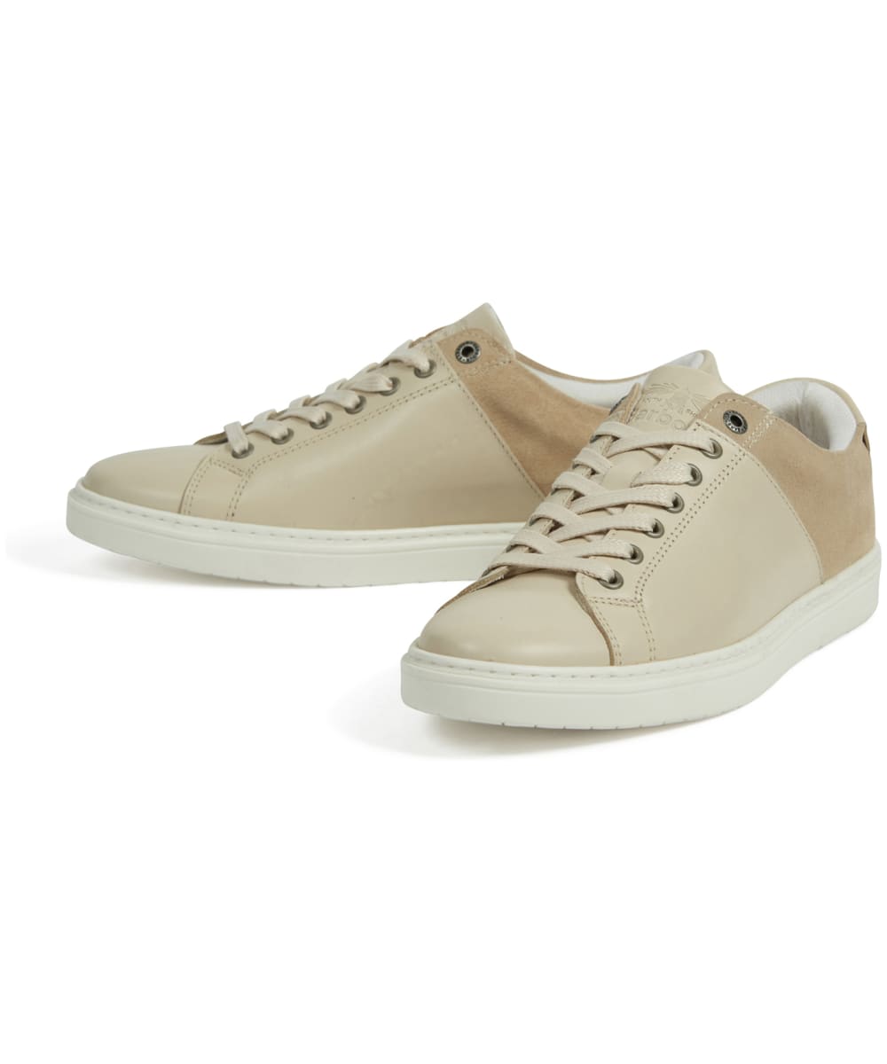 barbour white trainers