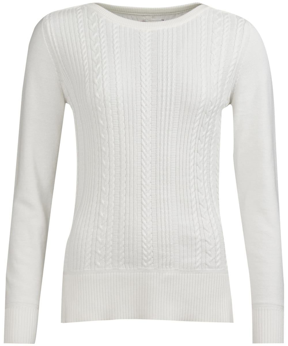 barbour cable knit jumper womens