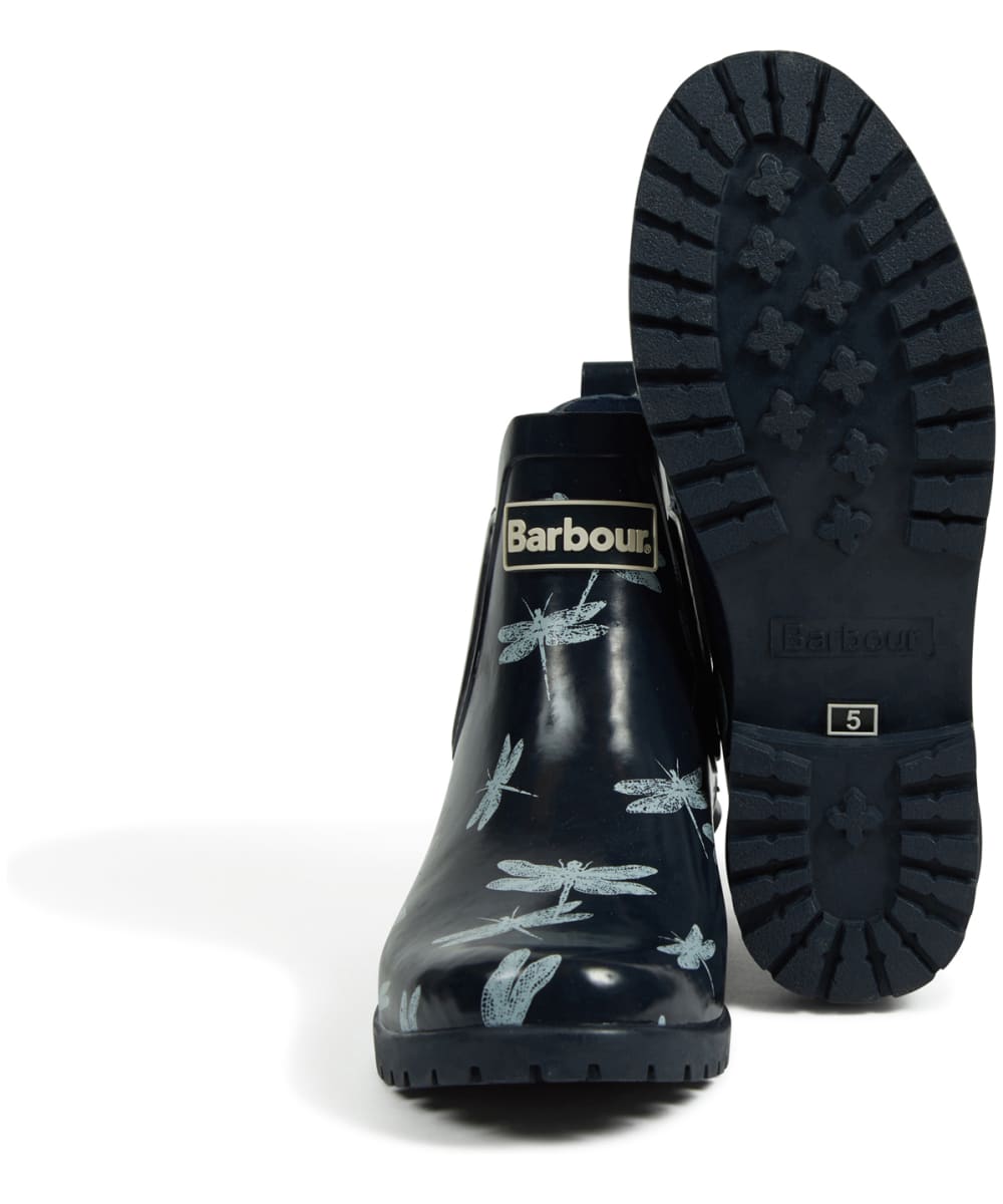 barbour wilton wellingtons navy