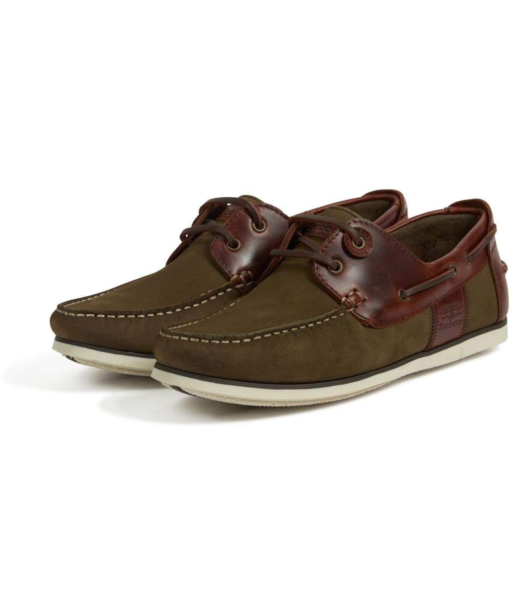 barbour capstan boat shoes mahogany