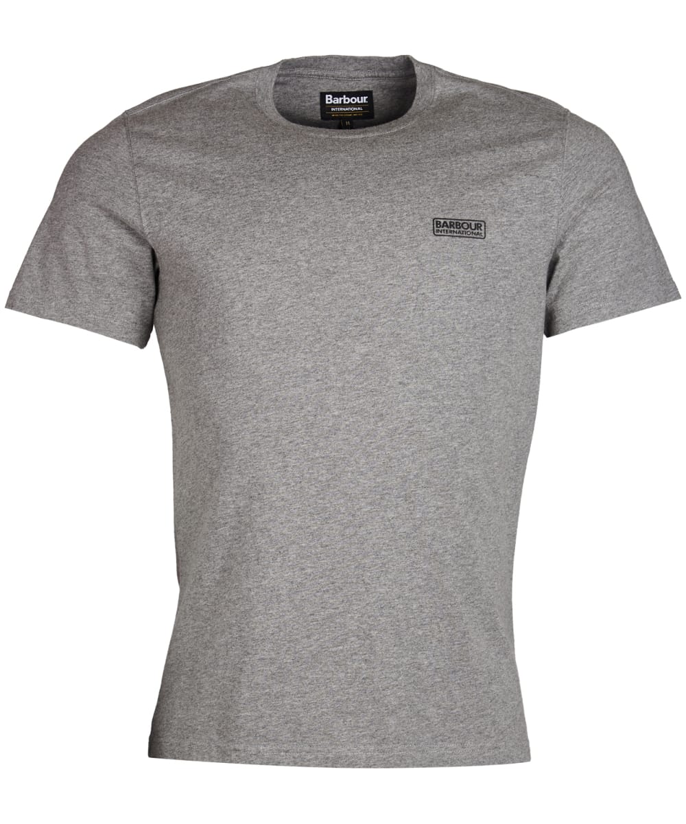 View Mens Barbour International Small Logo Tee Anthracite UK L information
