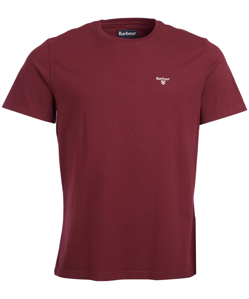 View Mens Barbour Sports Tee Ruby UK M information