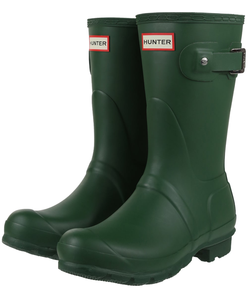 View Womens Hunter Original Short Wellington Boots Green UK 3 information