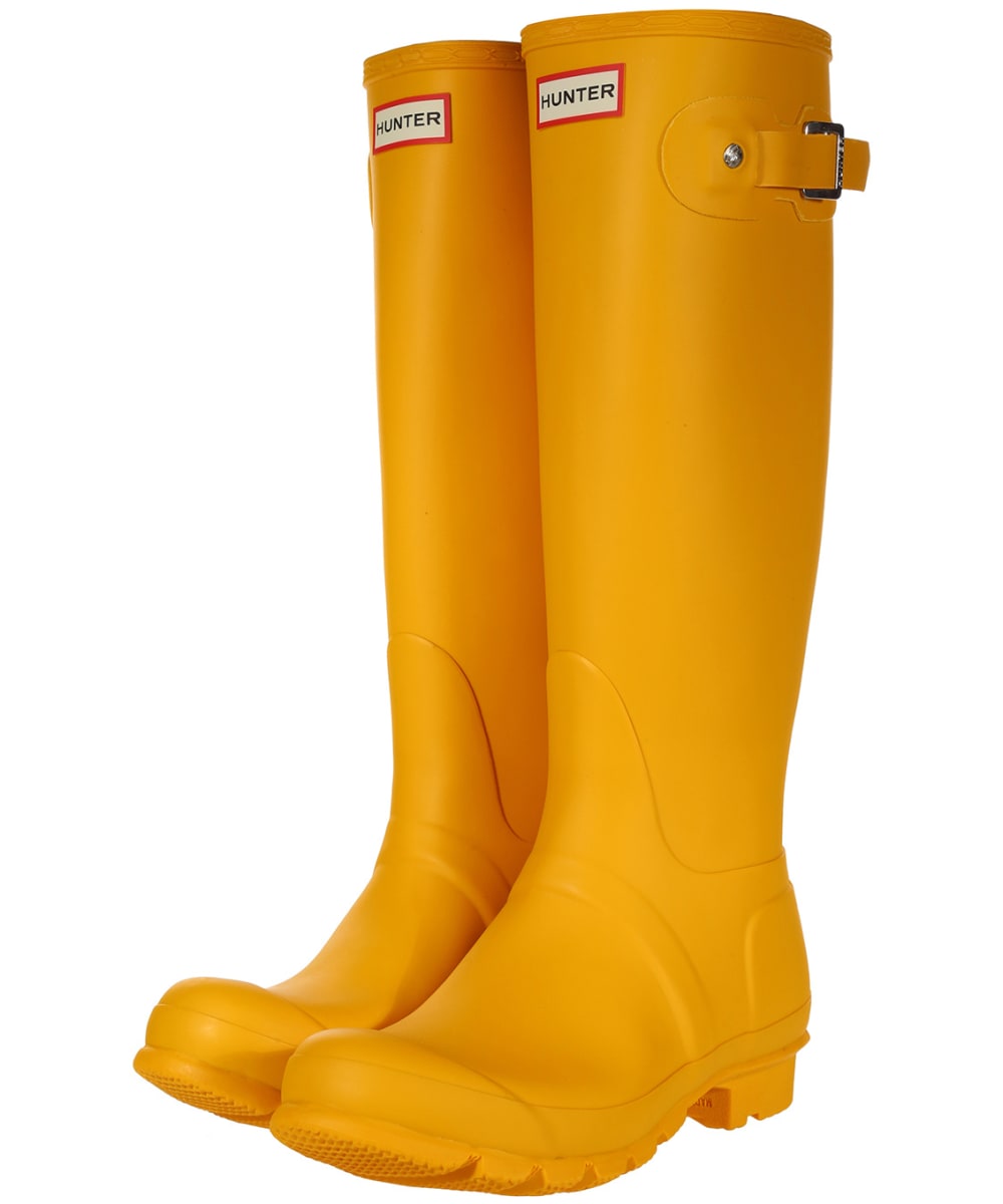 View Womens Hunter Original Tall Wellington Boots New Yellow UK 9 information