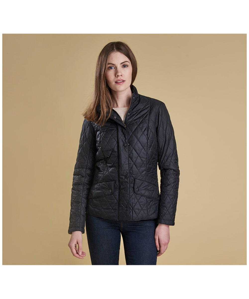 barbour cavalry quilted jacket navy