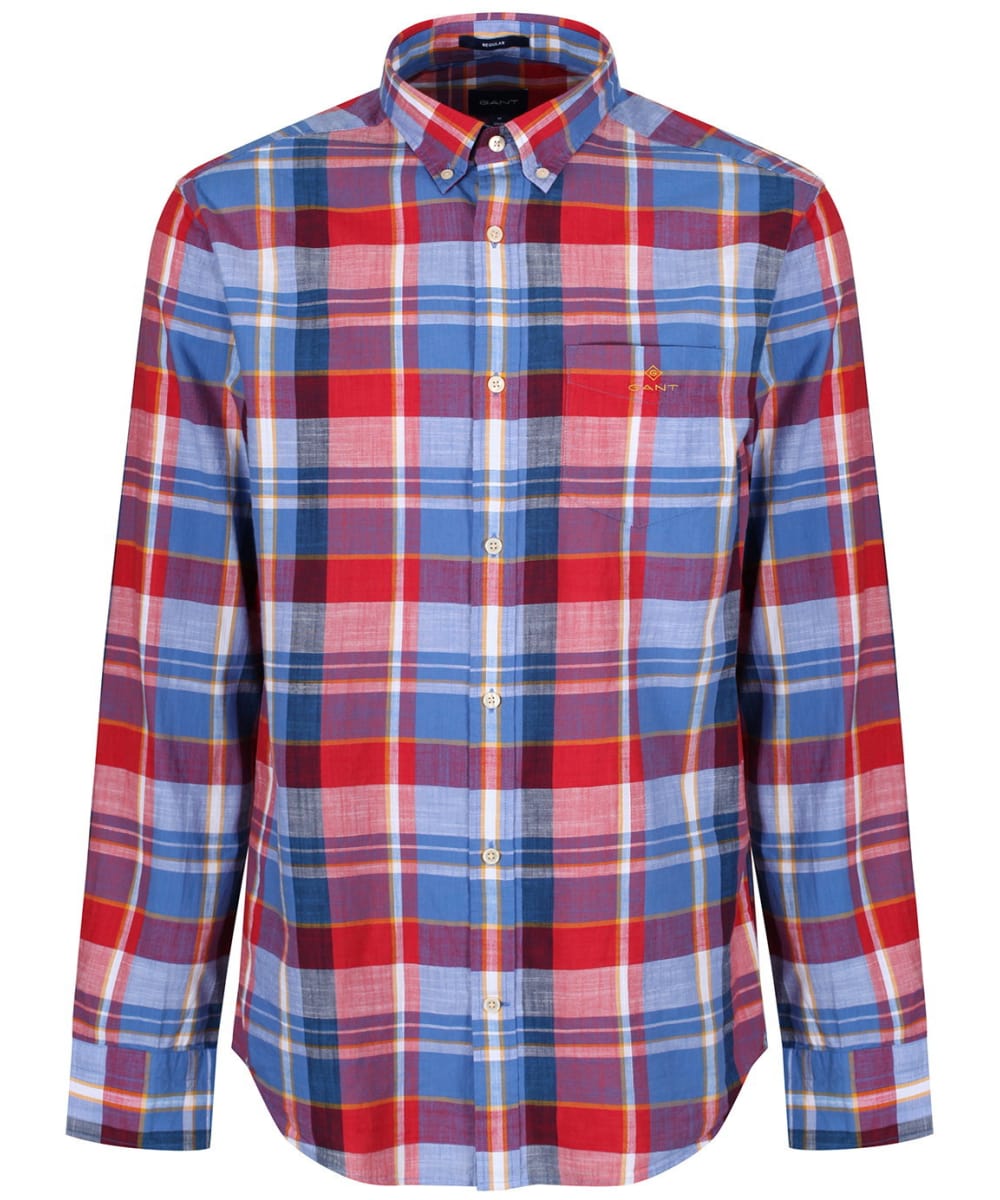 Men S Gant Madras Colourful Shirt