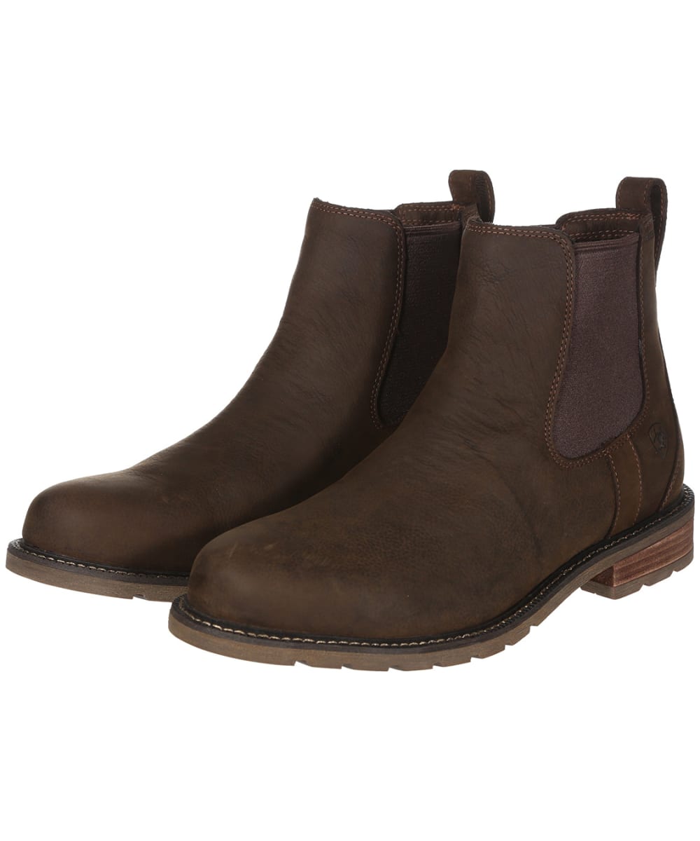 View Mens Ariat Wexford H2O Waterproof Leather Boots Java UK 8 information