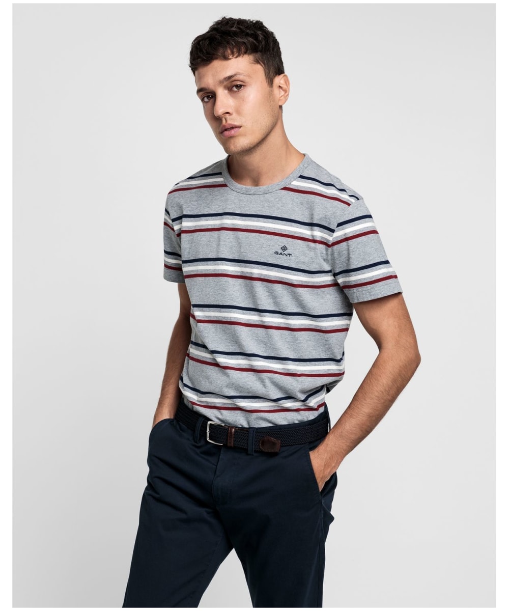 Men's GANT Heavy Jersey Striped T-Shirt