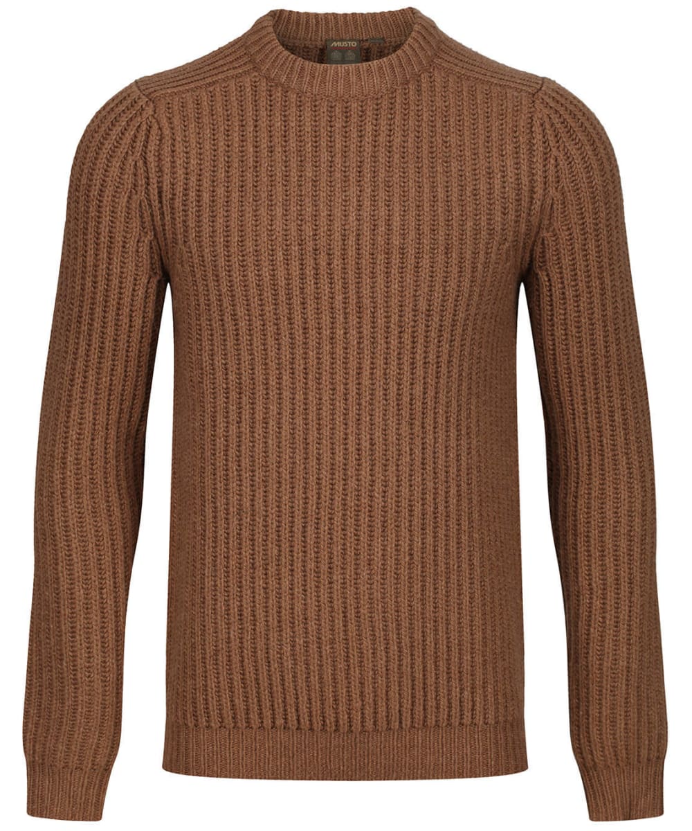 Men’s Musto Crew Neck Ribbed Knit Sweater