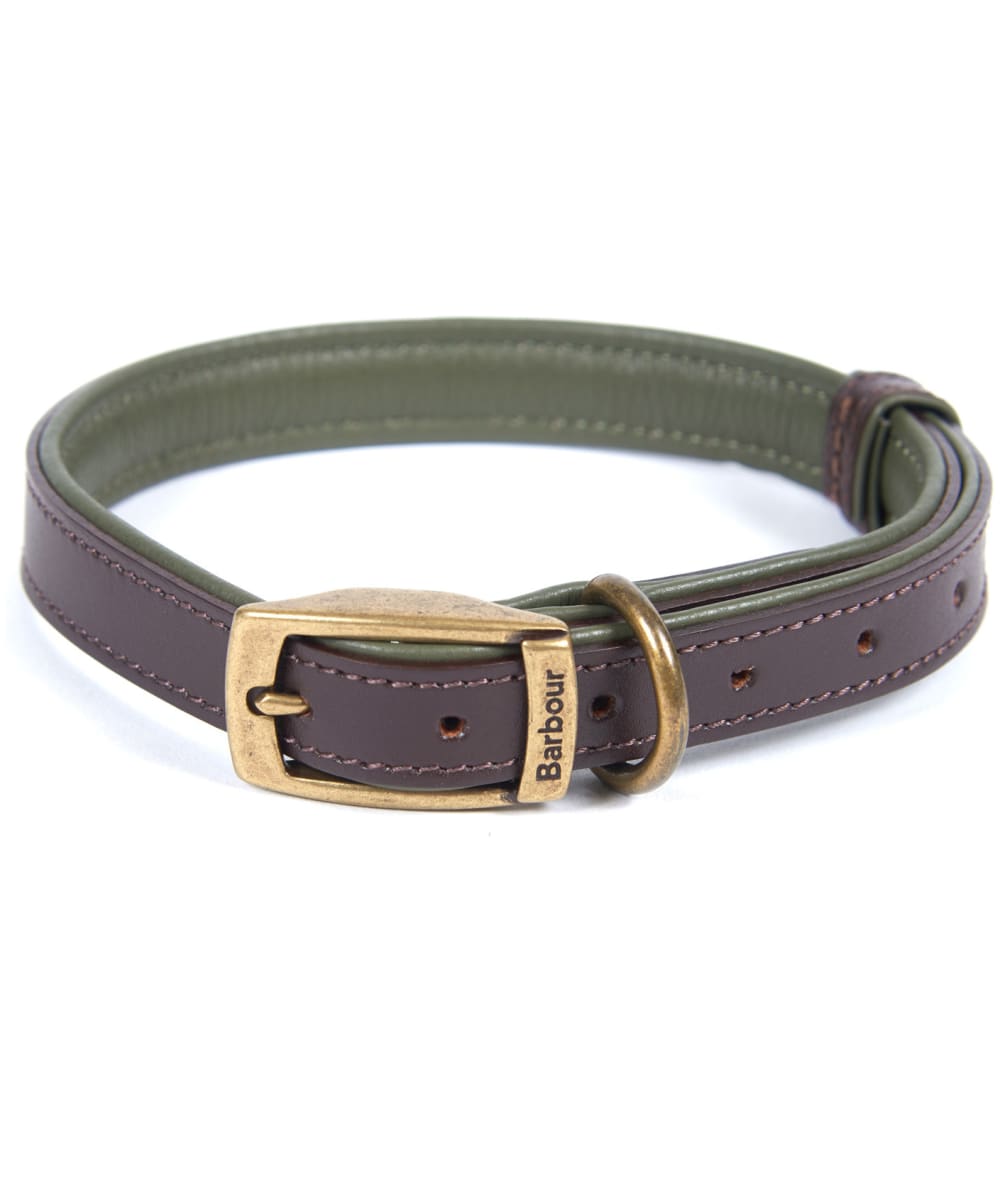 Barbour Padded Leather Dog Collar