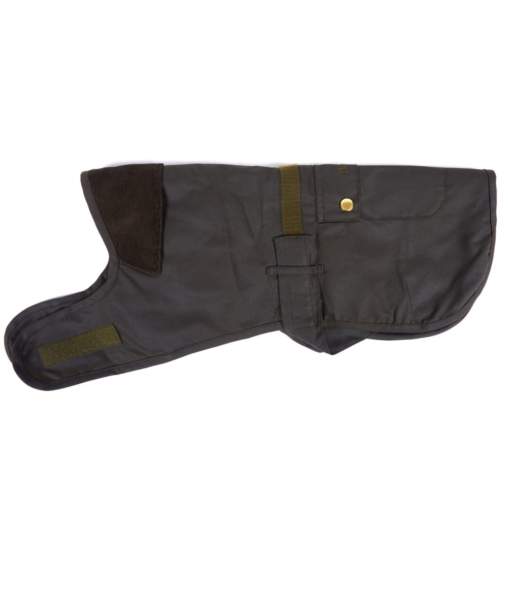 View Barbour 2 in 1 Wax Dog Coat Olive L information