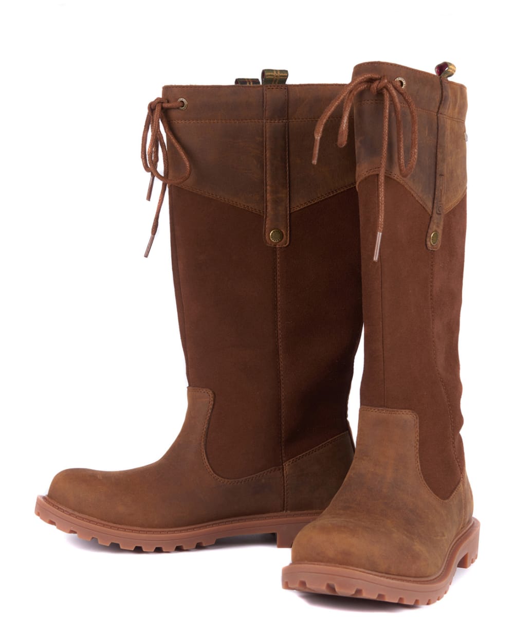ladies brown barbour boots