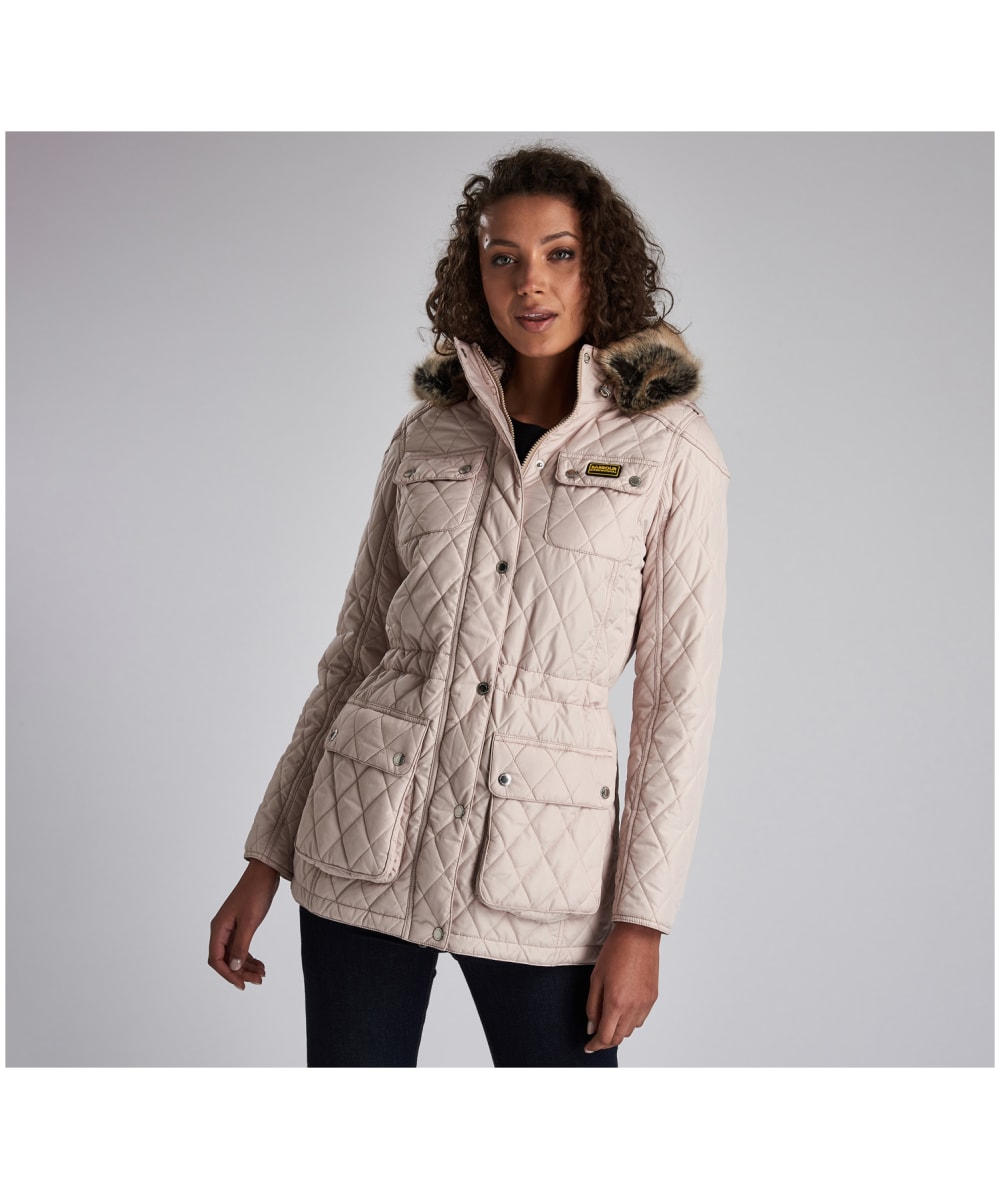 barbour international womens enduro quilted jacket