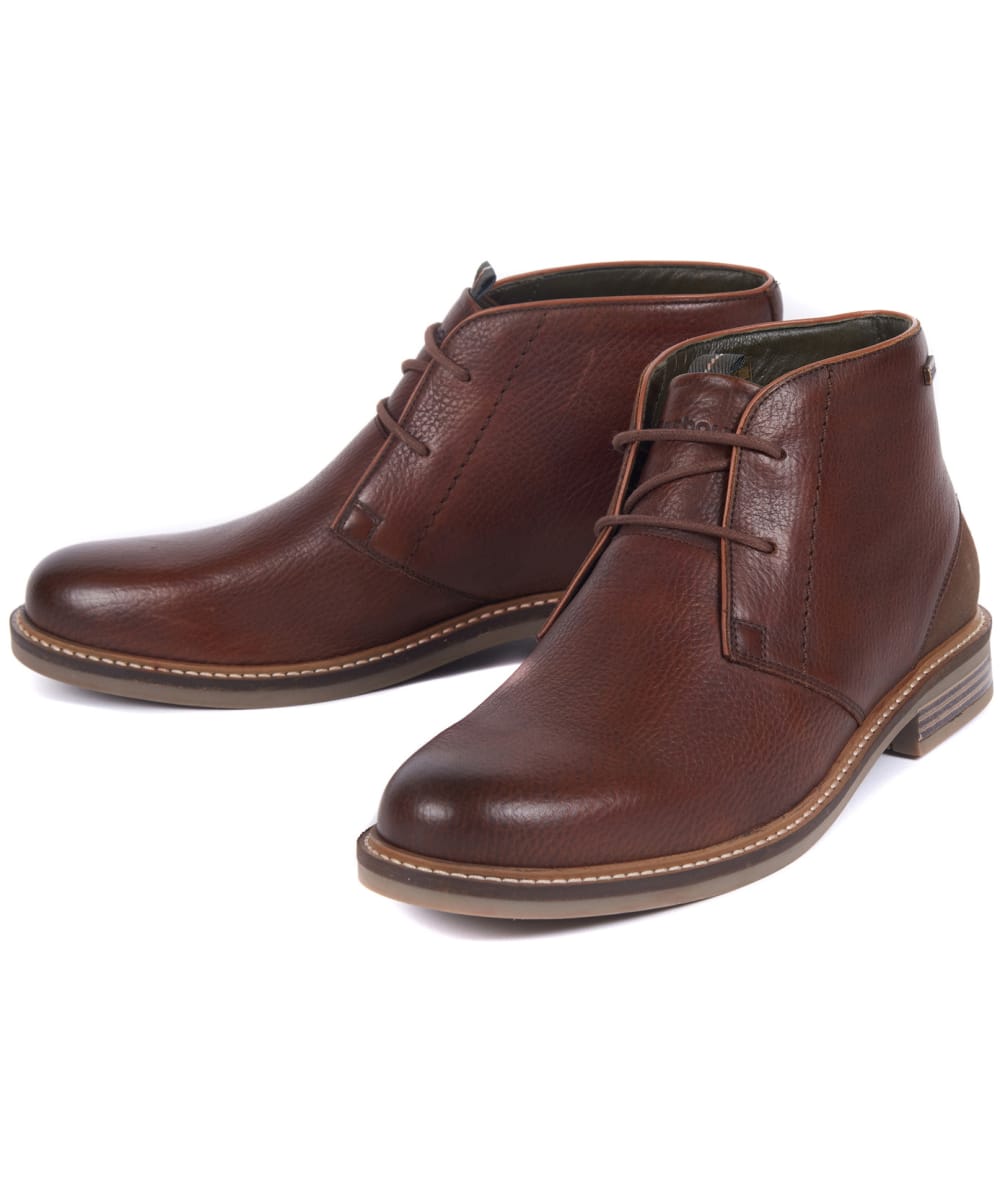 barbour readhead chukka boots dark brown