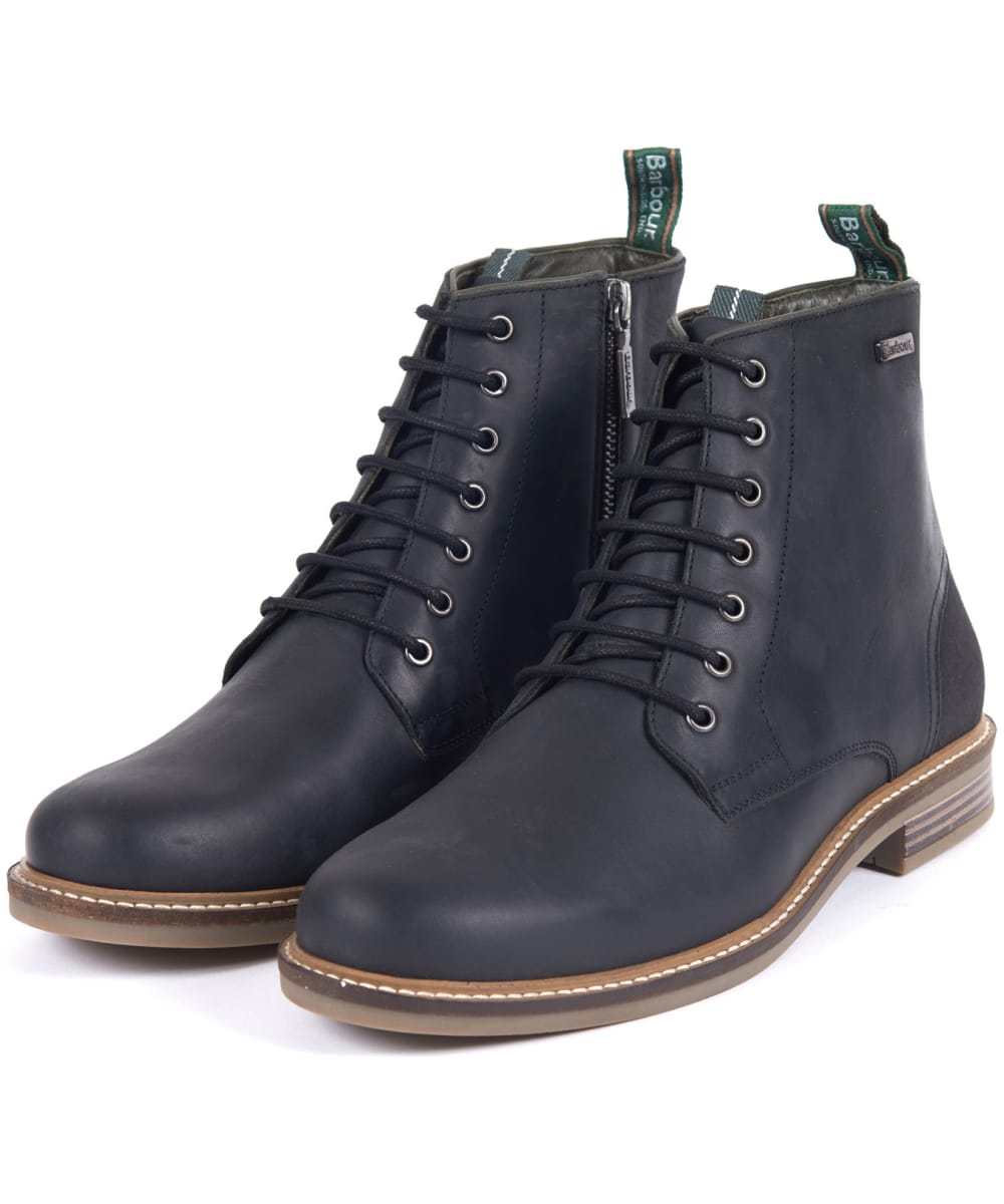 View Mens Barbour Seaham Derby Boots Black UK 9 information