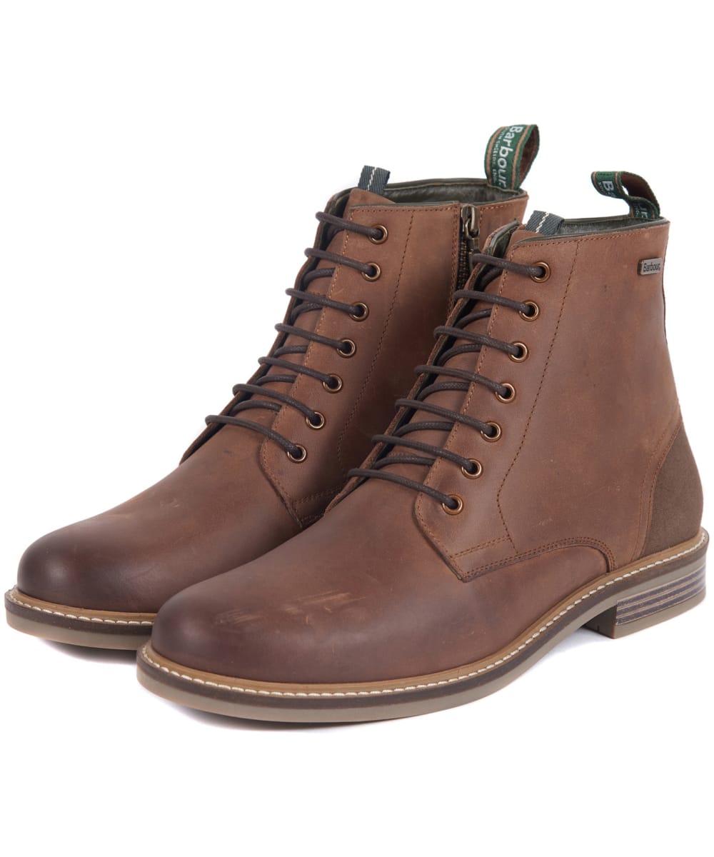 barbour leather boots mens