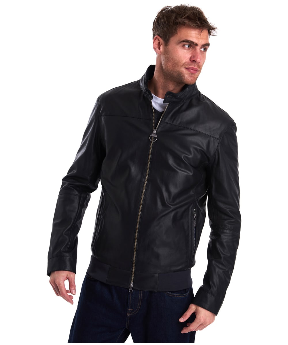 Men’s Barbour Blundle Leather Jacket