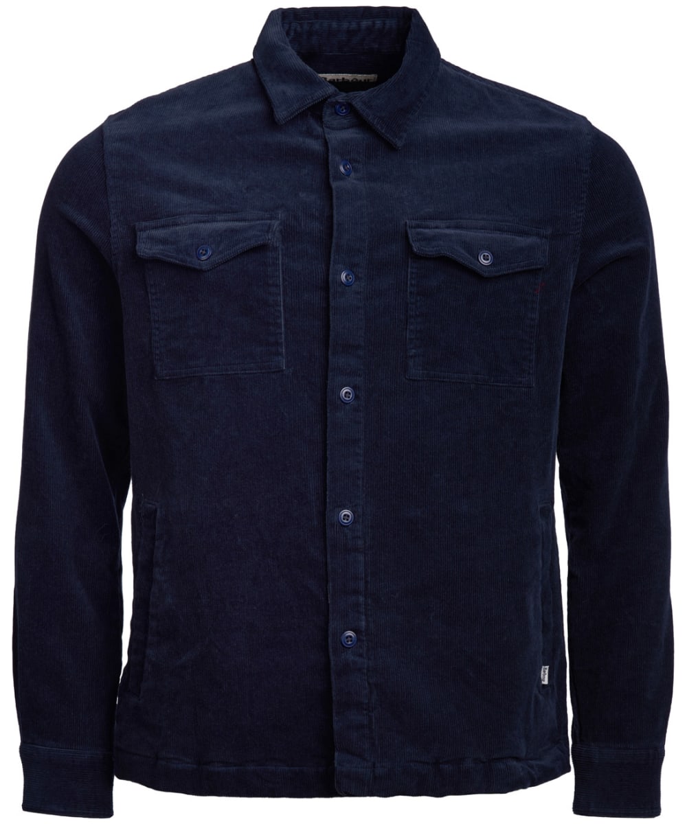 View Mens Barbour Cord Overshirt Navy UK S information