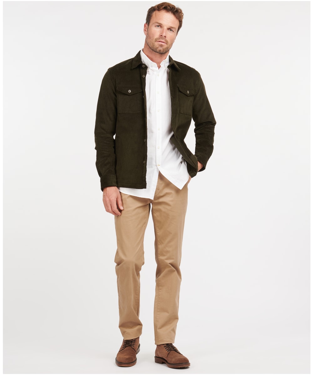 Barbour cord on sale overshirt