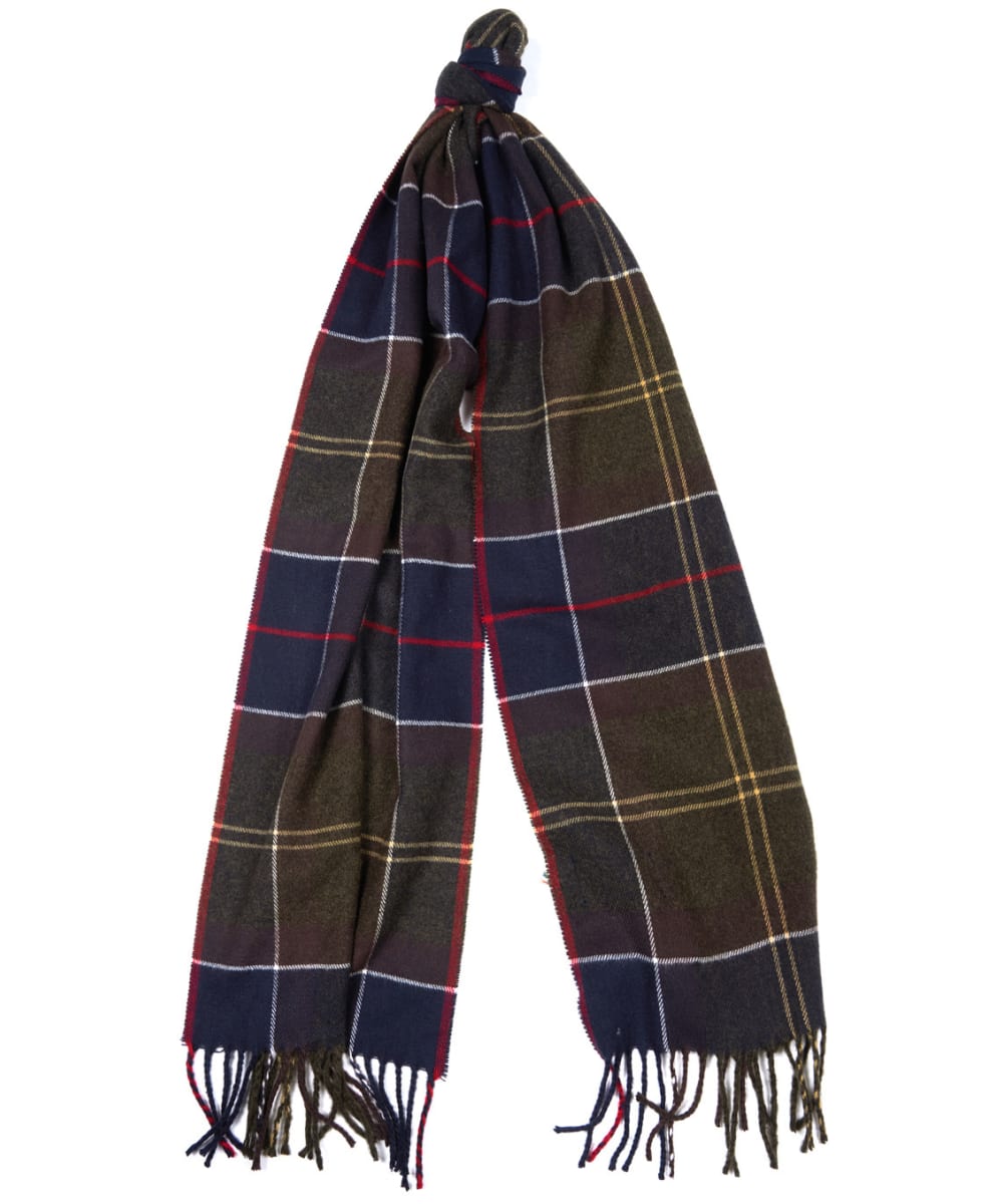 barbour classic tartan scarf