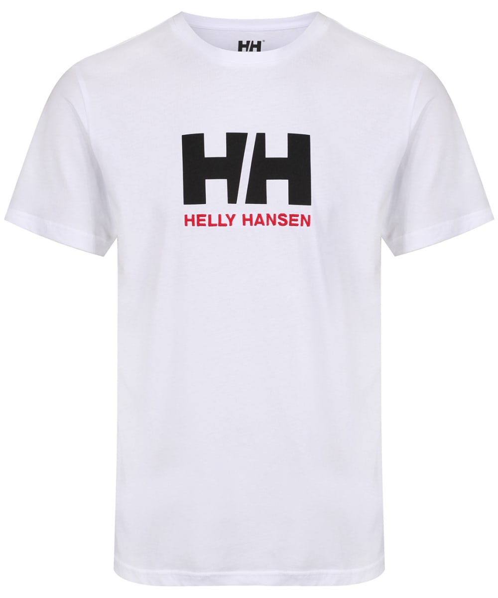 View Mens Helly Hansen Logo Short Sleeved Cotton TShirt White M information