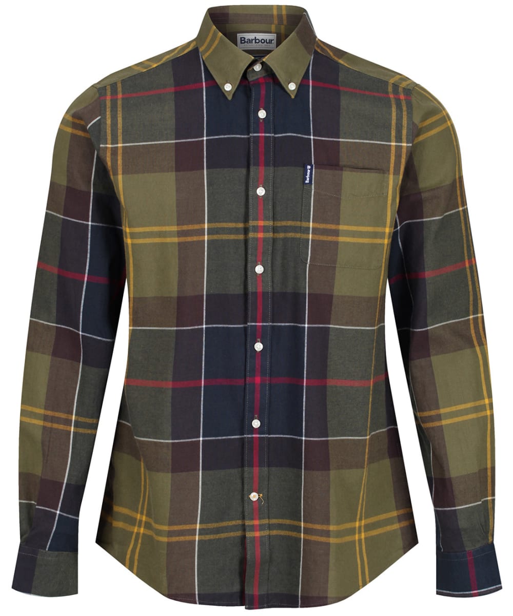 barbour checked shirt
