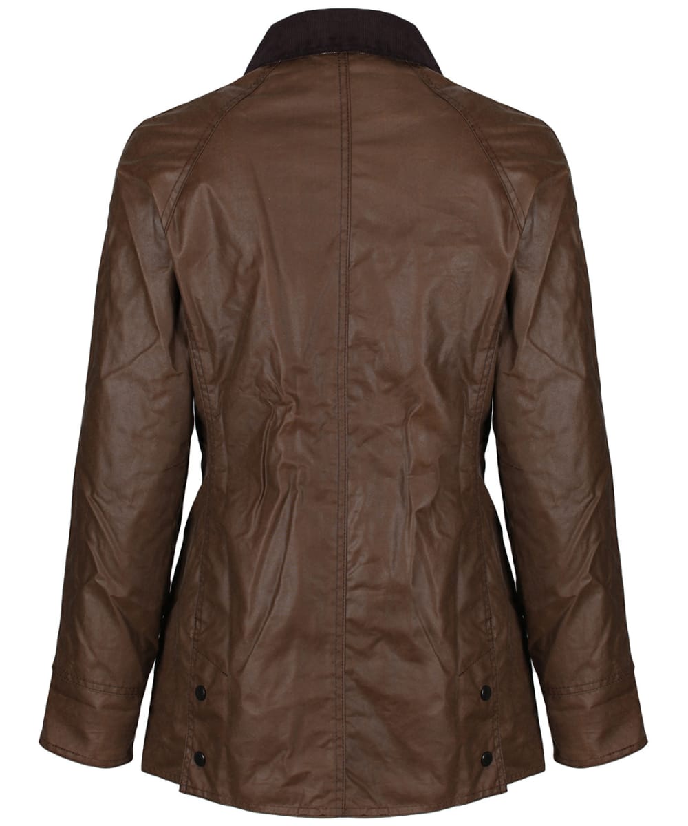 ladies brown wax jacket